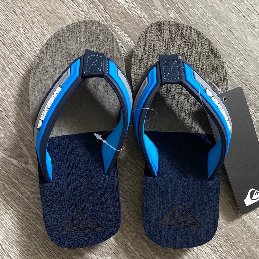 Quiksilver Slippers - Boys Size 13